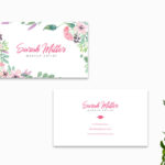 Free Floral Business Card Template V2Farhan Ahmad On Throughout Free Editable Printable Business Card Templates