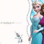 Free Frozen Birthday Invitation Templates | Drevio Pertaining To Frozen Birthday Card Template