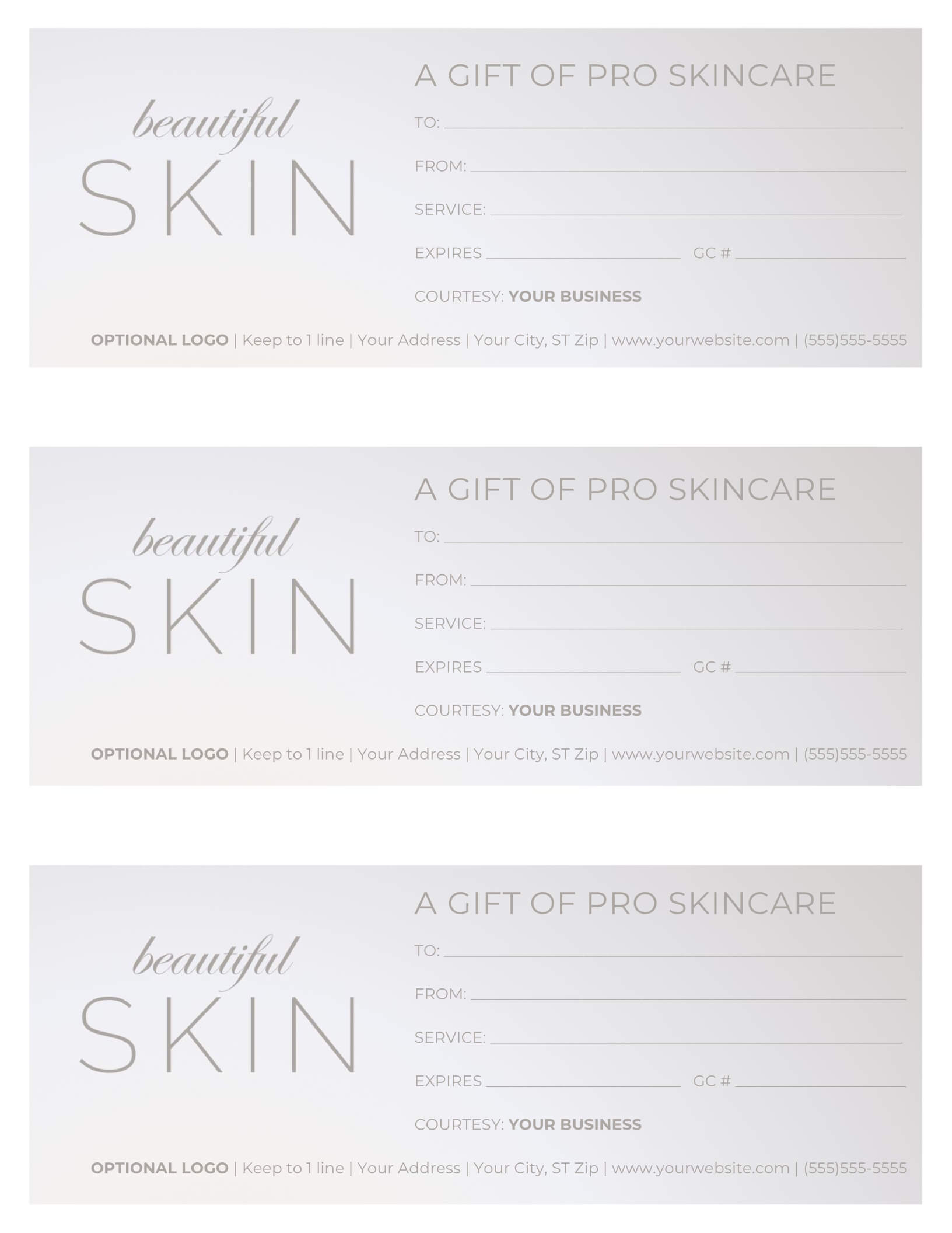 Free Gift Certificate Templates For Massage And Spa In Spa Day Gift Certificate Template