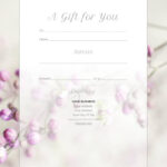 Free Gift Certificate Templates For Massage And Spa in Spa Day Gift Certificate Template