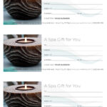 Free Gift Certificate Templates For Massage And Spa With Massage Gift Certificate Template Free Printable