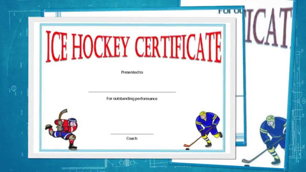 Free Hockey Certificate Templates For Download – Youtube Within Hockey Certificate Templates