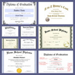 Free Homeschool Diploma Forms Online – A Magical Homeschool With Ged Certificate Template Download