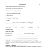 Free Hotel Credit Card Authorization Forms – Word | Pdf With Regard To Hotel Credit Card Authorization Form Template