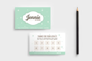 Free Loyalty Card Templates - Psd, Ai &amp; Vector - Brandpacks pertaining to Reward Punch Card Template