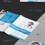Free Medical Clinic Bi Fold Brochure In Psd | Free Psd Templates Throughout Healthcare Brochure Templates Free Download