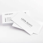 Free Minimal Elegant Business Card Template (Psd) With Name Card Template Photoshop