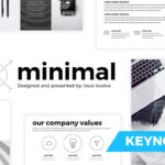 Free Minimal Keynote Template – Createdlouistwelve Pertaining To Keynote Brochure Template