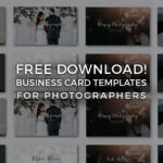 Free Photographer Business Card Templates! – Signature Edits With Free Business Card Templates For Photographers