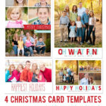 Free Photoshop Holiday Card Templates From Mom And Camera In Christmas Photo Card Templates Photoshop