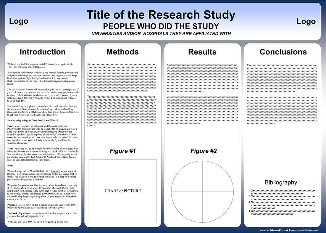 Free Powerpoint Scientific Research Poster Templates For Within Powerpoint Academic Poster Template