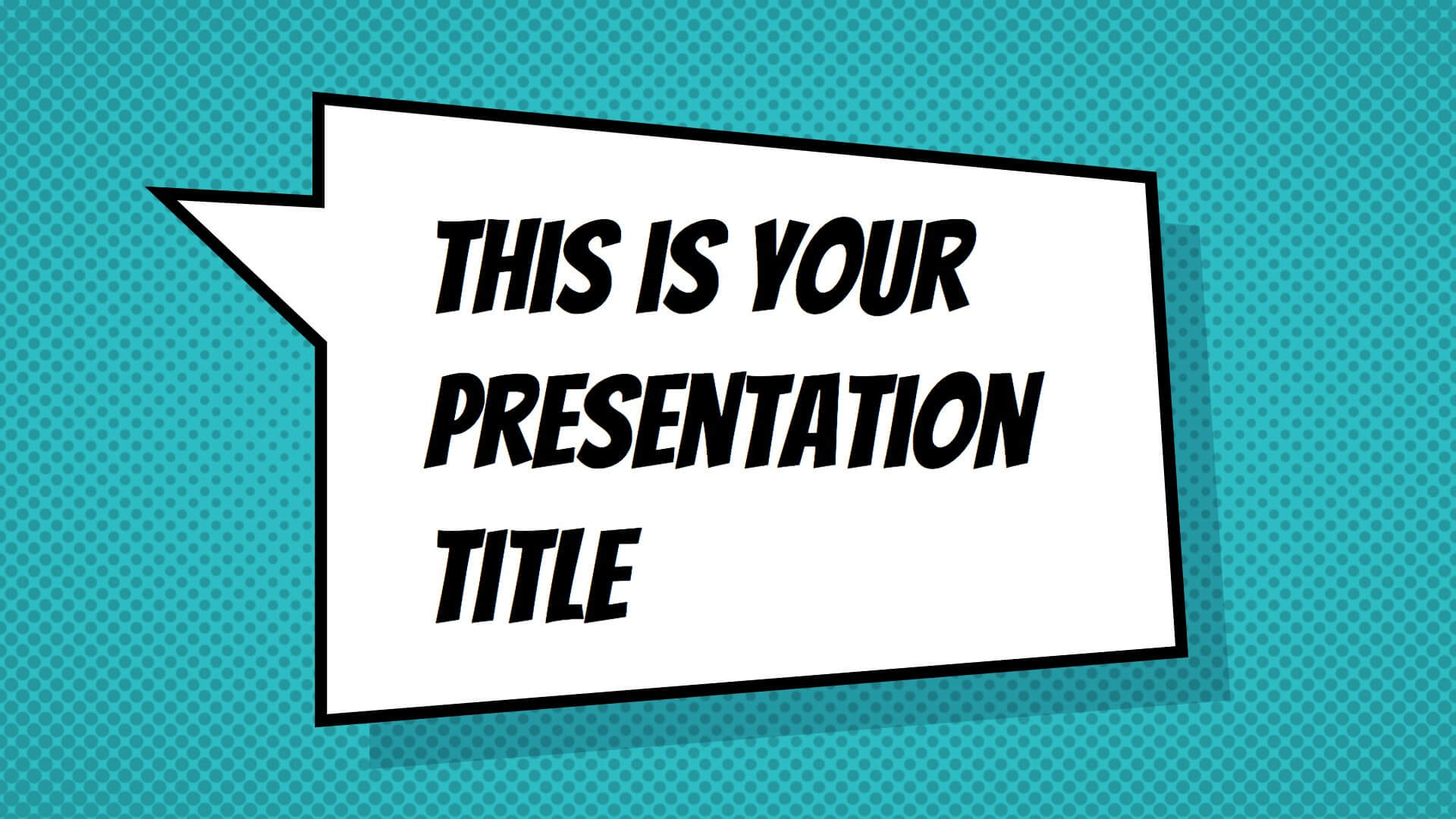 Free Powerpoint Template Or Google Slides Theme With With Regard To Comic Powerpoint Template