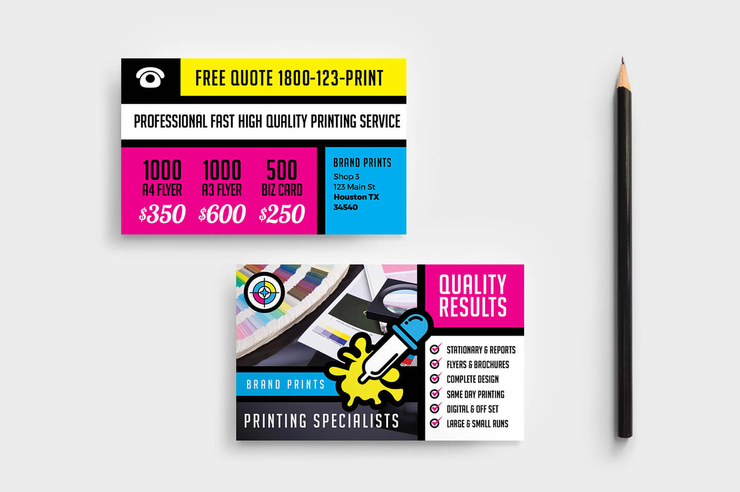 Free Print Shop Templates For Local Printing Services Throughout Template For Cards To Print Free