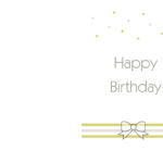 Free Printable Birthday Cards Intended For Foldable Birthday Card Template