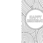 Free Printable Birthday Cards - Paper Trail Design for Foldable Birthday Card Template