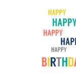 Free Printable Birthday Cards – Paper Trail Design Regarding Foldable Birthday Card Template