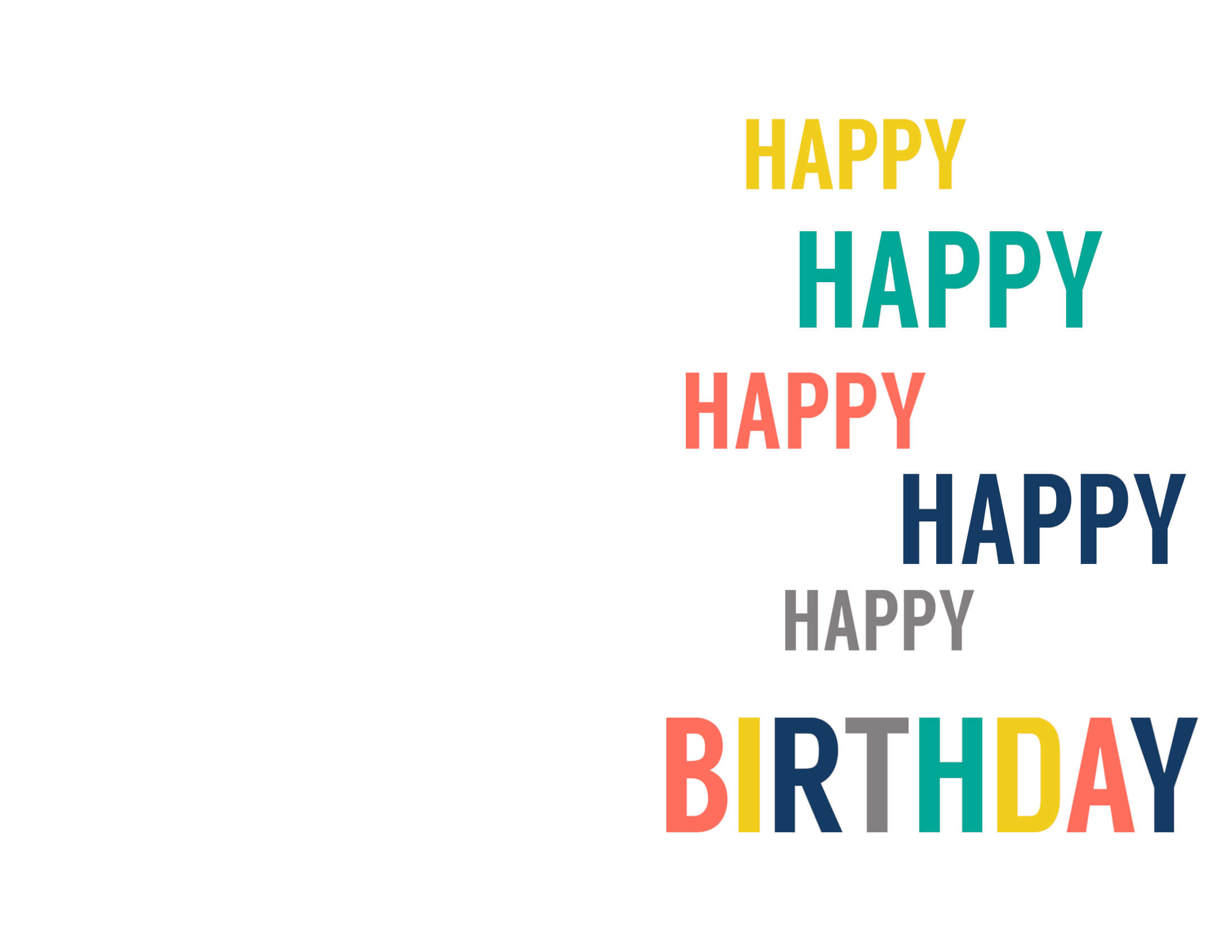 Free Printable Birthday Cards – Paper Trail Design Regarding Foldable Birthday Card Template