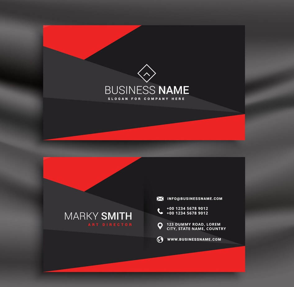 Free Editable Printable Business Card Templates Sample Professional