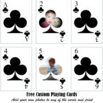 Free Printable Custom Playing Cards | Add Your Photo And/or Text Pertaining To Free Printable Playing Cards Template