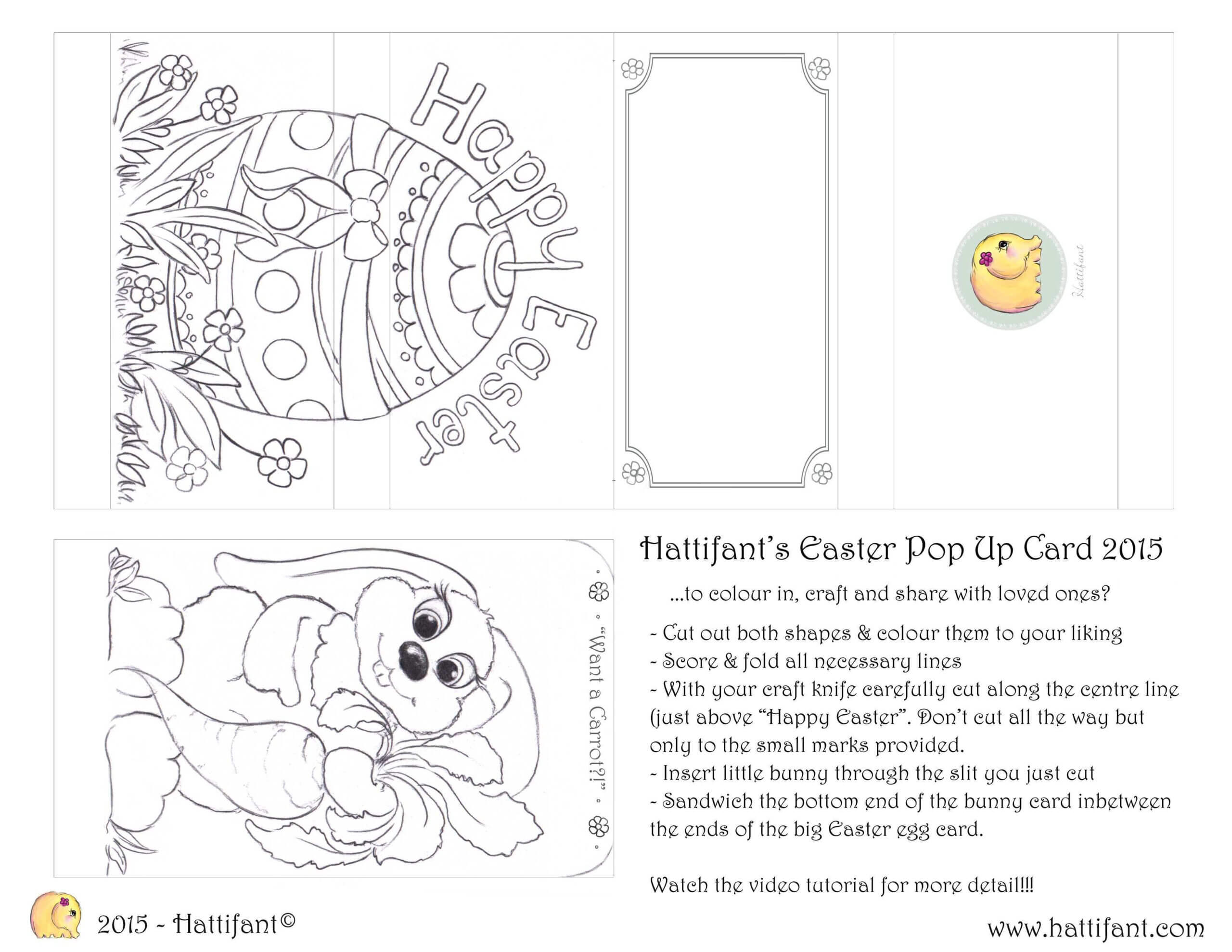 Free Printable Easter Pop Up Card Templates – Cards Design For Free Printable Pop Up Card Templates