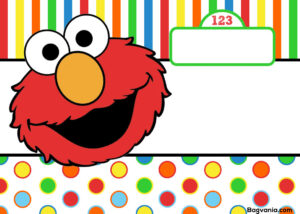 Free Printable Elmo Birthday Invitations – Bagvania for Elmo Birthday Card Template