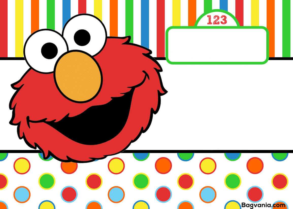 Free Printable Elmo Birthday Invitations – Bagvania For Elmo Birthday Card Template