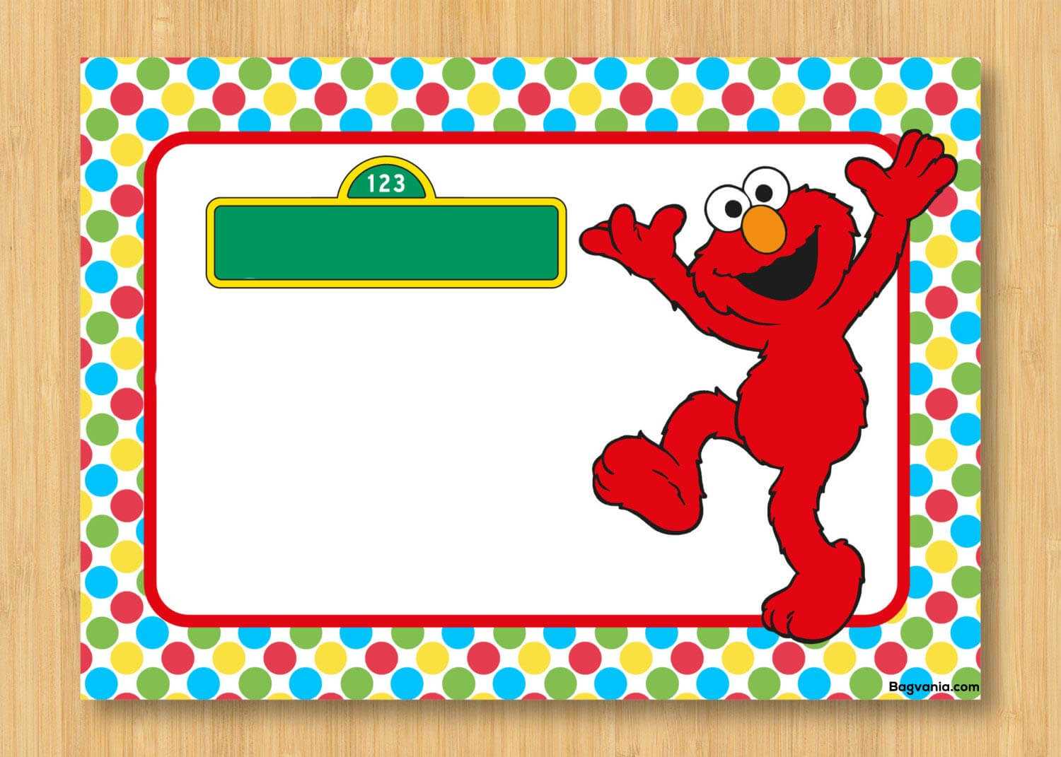 Free Printable Elmo Birthday Invitations – Bagvania Within Elmo Birthday Card Template