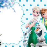 Free Printable Frozen Anna And Elsa Invitation Templates For Frozen Birthday Card Template