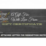 Free Printable Gift Certificate | Moxiblog Within Homemade Christmas Gift Certificates Templates