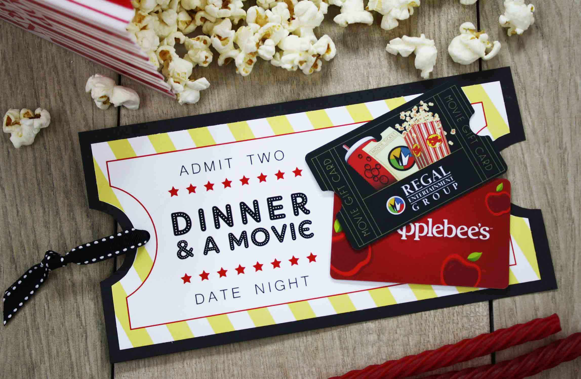 Free Printable} Give Date Night For A Wedding Gift | Gcg In Movie Gift Certificate Template