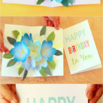 Free Printable Happy Birthday Card With Pop Up Bouquet – A Throughout Happy Birthday Pop Up Card Free Template