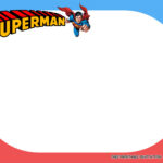 Free Printable) – Superman Birthday Party Kits Template Throughout Superman Birthday Card Template
