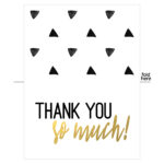 Free Printable Thank You Cards – Paper And Landscapes Within Free Printable Thank You Card Template