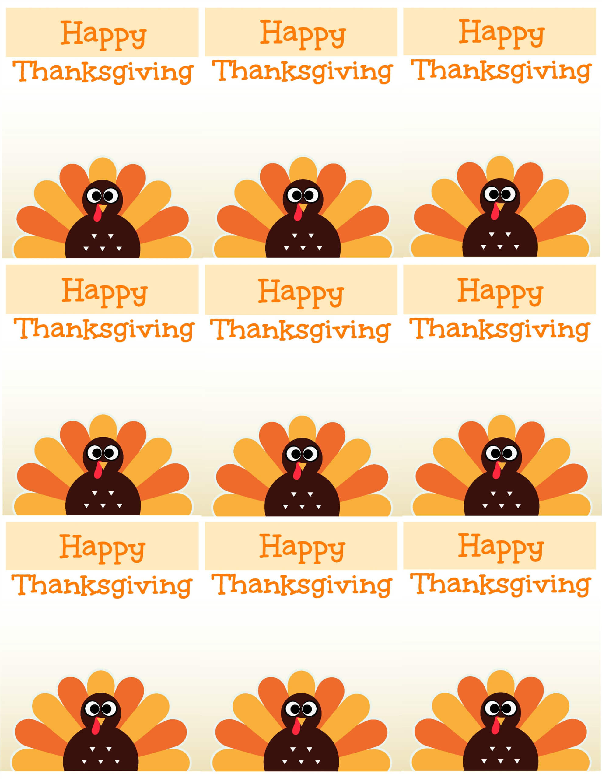 Free Printable Thanksgiving Place Cards — Also Great For With Thanksgiving Place Cards Template