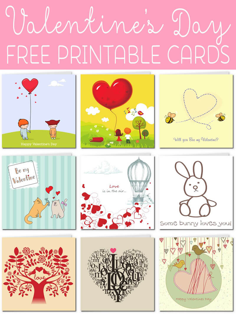 Free Printable Valentine Cards Throughout Valentine Card Template Word