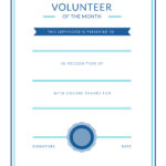 Free Printable Volunteer Appreciation Certificates | Signup inside Volunteer Of The Year Certificate Template