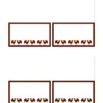 Free Printables: Thanksgiving Place Cards – Home Cooking Intended For Fold Over Place Card Template