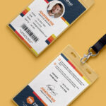 Free Psd : Creative Office Identity Card Template Psd On Behance Inside Template For Id Card Free Download