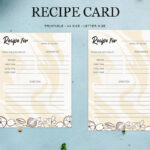 Free Recipe Card Printable Templatefarhan Ahmad On Dribbble Intended For Recipe Card Design Template