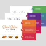 Free Restaurant Business Card Template (Psd) In Restaurant Business Cards Templates Free
