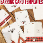 Free Silhouette Earring Card Templates (Set Of 8 Inside Silhouette Cameo Card Templates