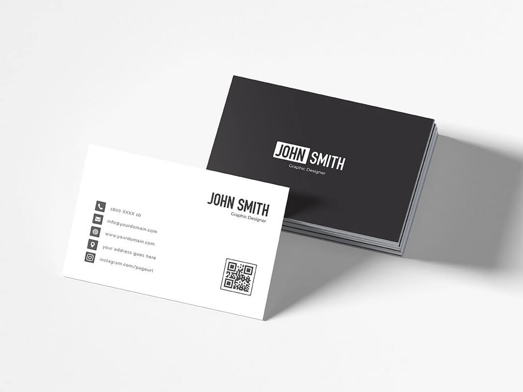 Free Simple Business Card Templatecreativetacos On Dribbble Intended For Free Bussiness Card Template