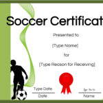 Free Soccer Certificate Maker | Edit Online And Print At Home In Soccer Certificate Template Free