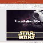Free Star Wars Powerpoint Template Regarding Powerpoint Templates War
