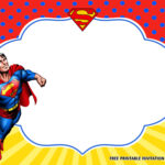 Free Superhero Superman Birthday Invitation Templates – Bagvania inside Superhero Birthday Card Template