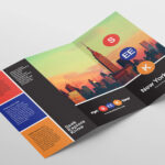 Free Travel Trifold Brochure Template For Photoshop Intended For Travel Guide Brochure Template