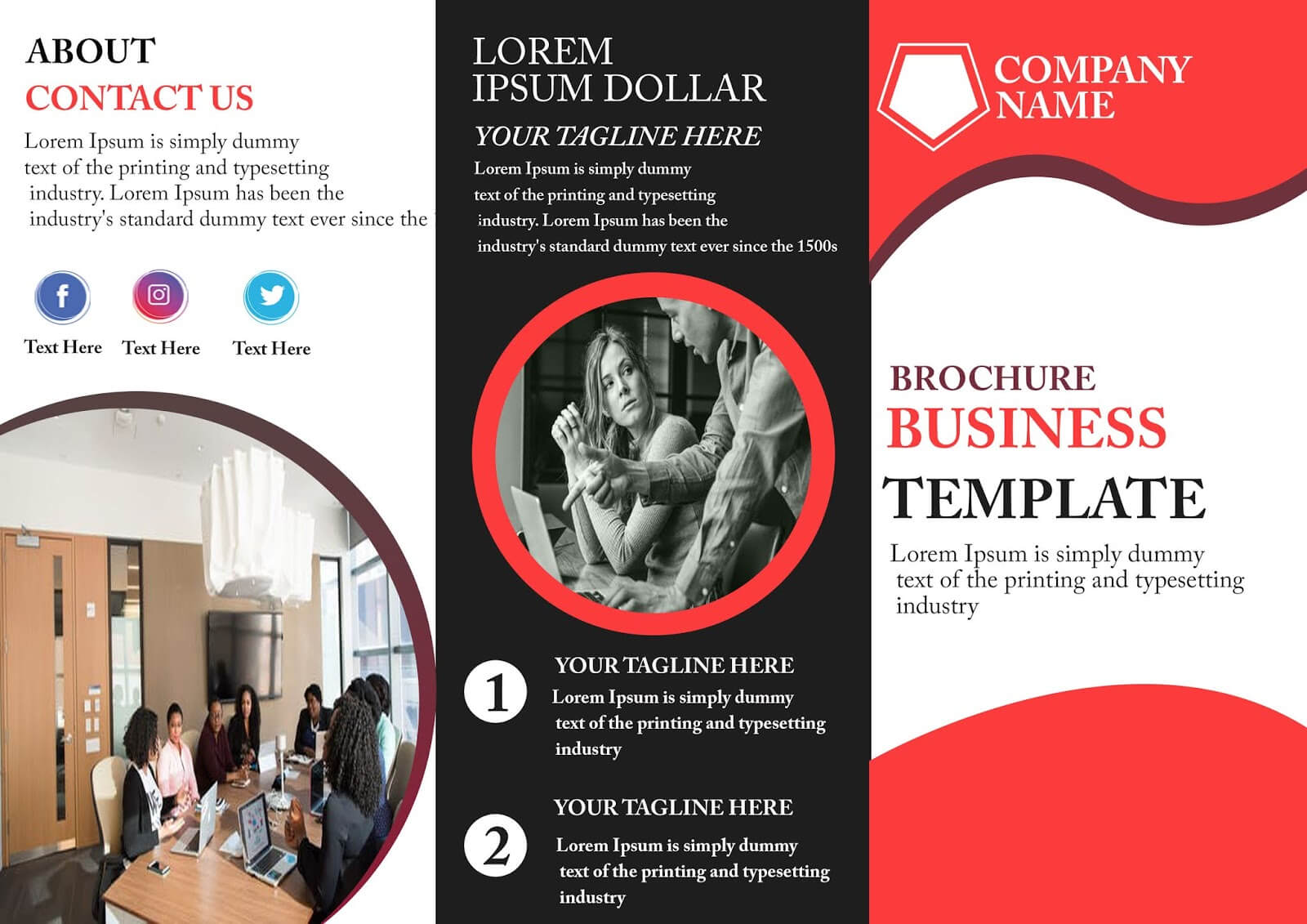 Free Tri Fold Brochure Template – Download Free Tri Fold Inside 3 Fold Brochure Template Free Download