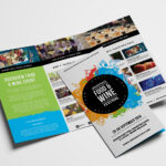 Free Tri Fold Brochure Template For Events & Festivals – Psd With Regard To 2 Fold Brochure Template Free