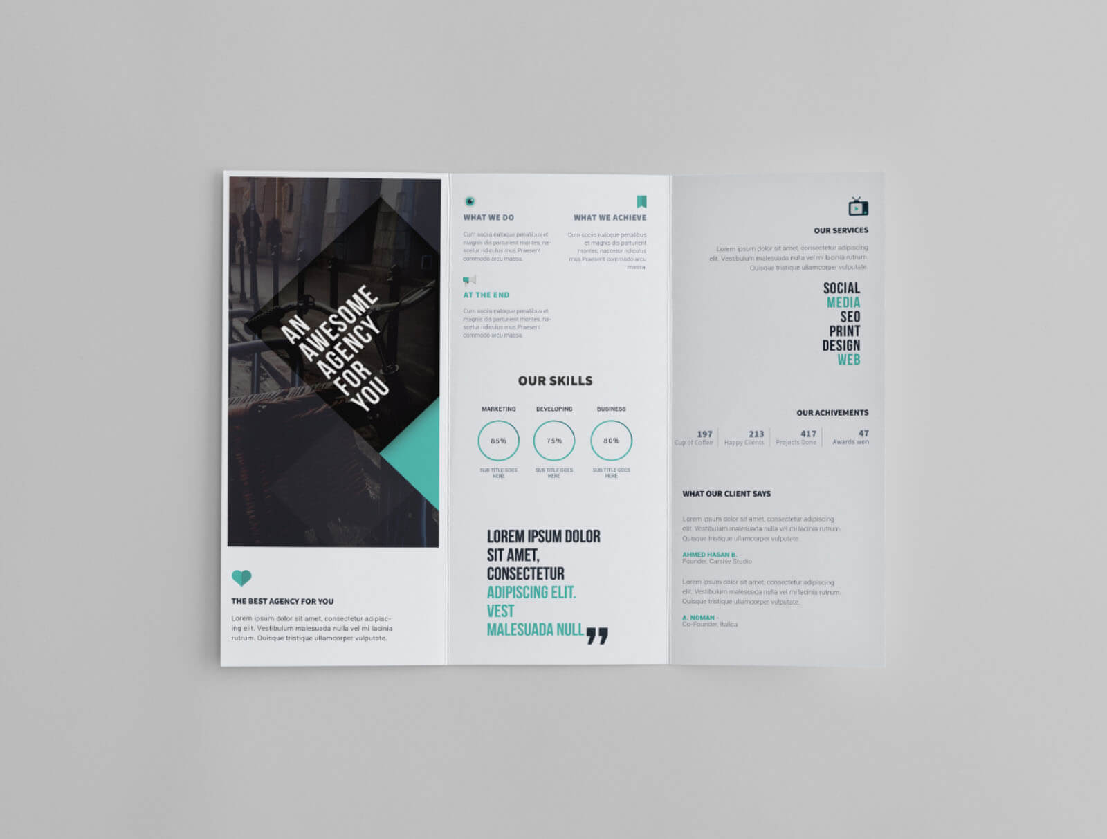 Free Trifold Brochure Template For Free Online Tri Fold Brochure Template