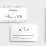 Free Wedding Stationery Templates For Photoshop & Illustrator Regarding Free Printable Wedding Rsvp Card Templates
